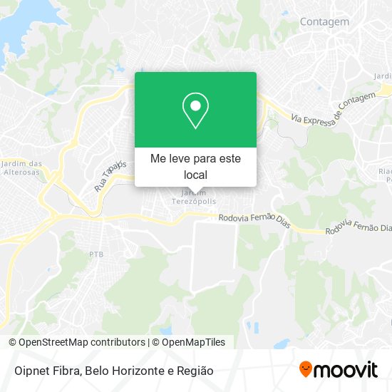 Oipnet Fibra mapa