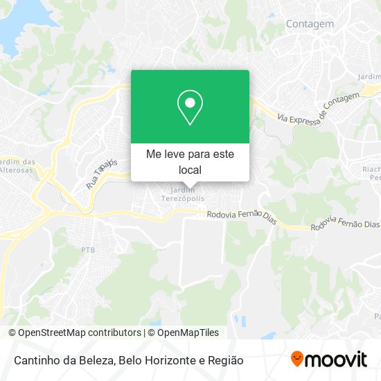 Cantinho da Beleza mapa