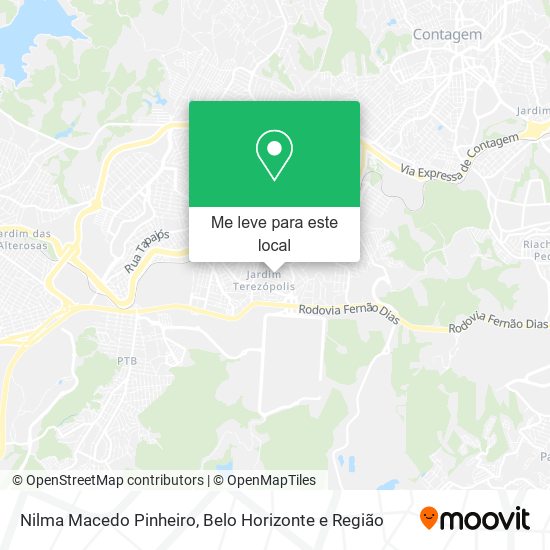 Nilma Macedo Pinheiro mapa
