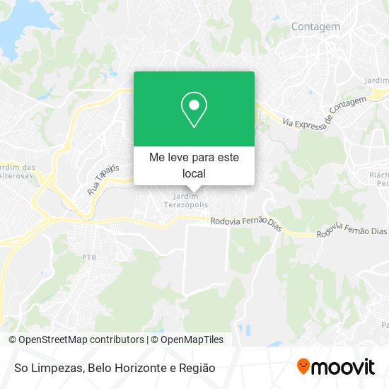 So Limpezas mapa