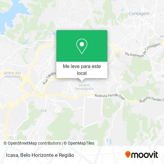 Icasa mapa