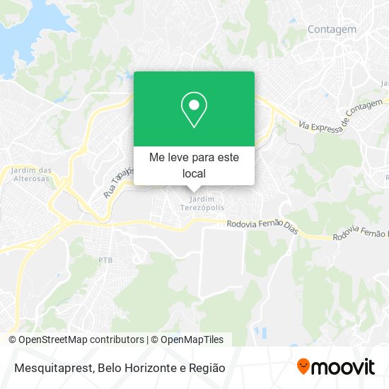 Mesquitaprest mapa