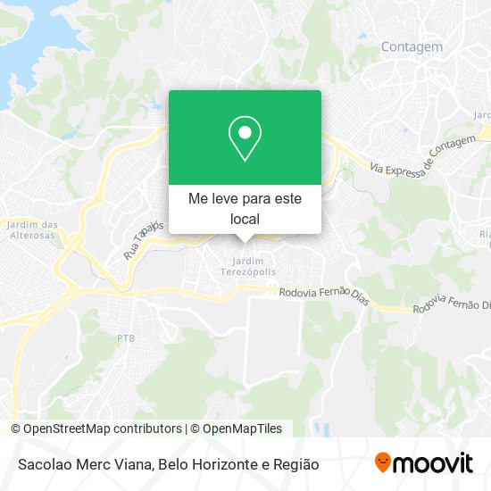 Sacolao Merc Viana mapa