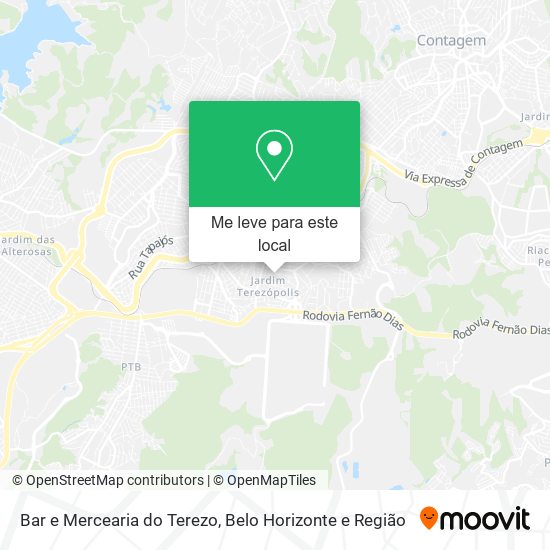 Bar e Mercearia do Terezo mapa