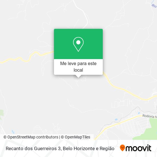 Recanto dos Guerreiros 3 mapa