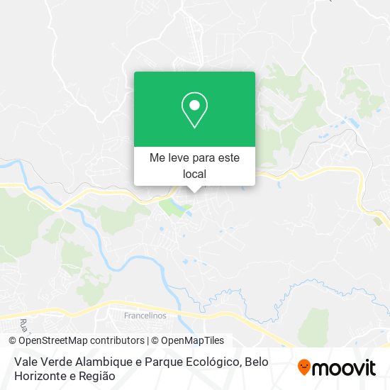 Vale Verde Alambique e Parque Ecológico mapa