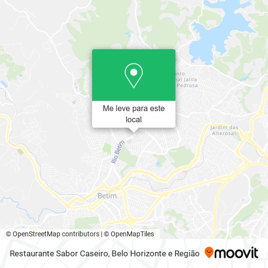 Restaurante Sabor Caseiro mapa