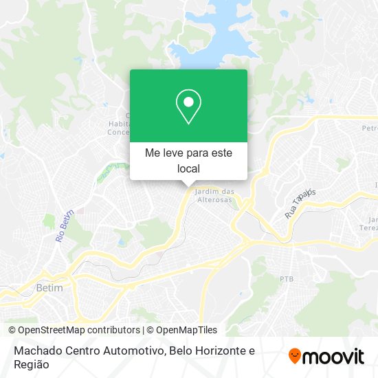 Machado Centro Automotivo mapa