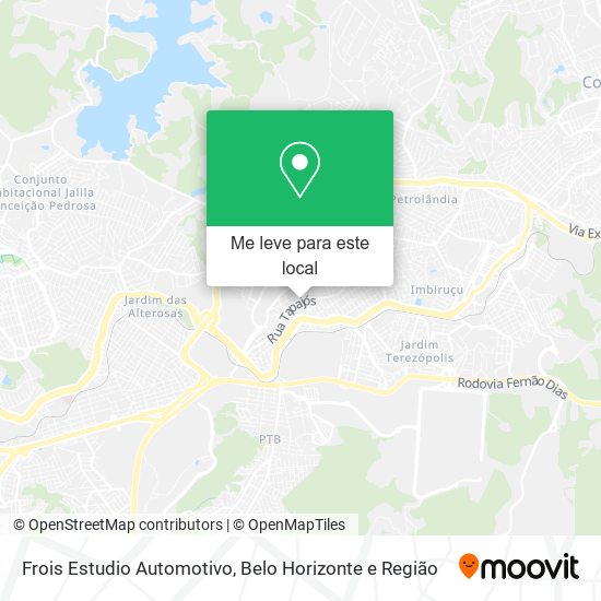 Frois Estudio Automotivo mapa