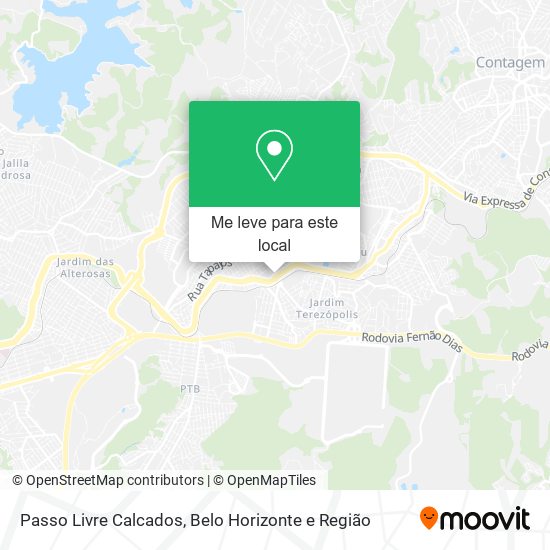 Passo Livre Calcados mapa