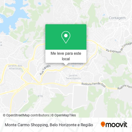 Monte Carmo Shopping mapa