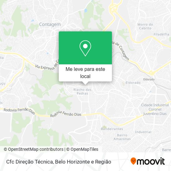 Cfc Direção Técnica mapa