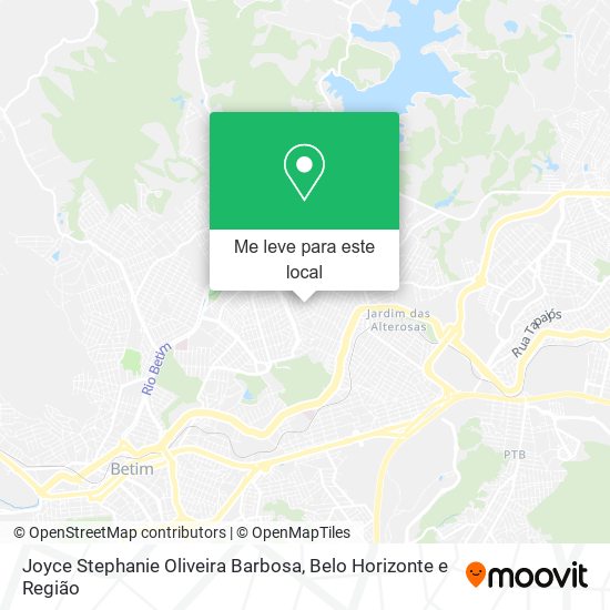 Joyce Stephanie Oliveira Barbosa mapa