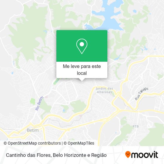 Cantinho das Flores mapa