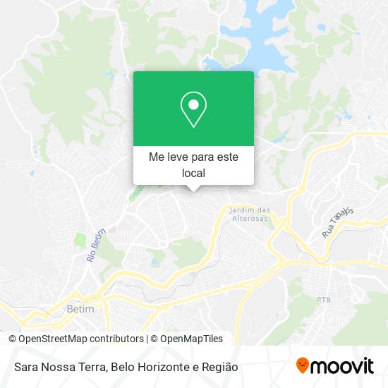 Sara Nossa Terra mapa