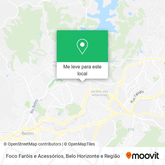 Foco Faróis e Acessórios mapa