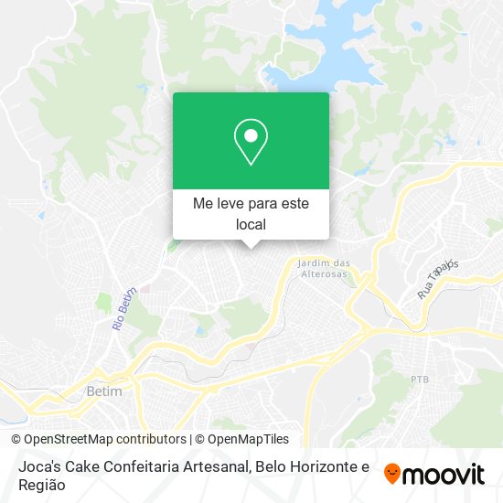 Joca's Cake Confeitaria Artesanal mapa