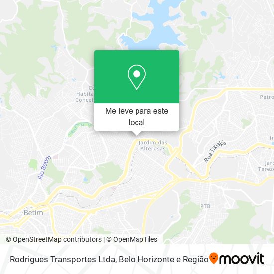 Rodrigues Transportes Ltda mapa