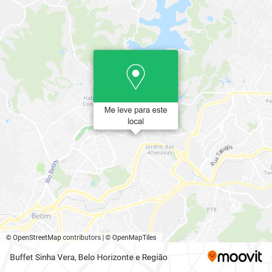 Buffet Sinha Vera mapa