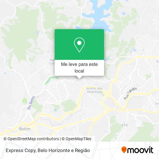 Express Copy mapa