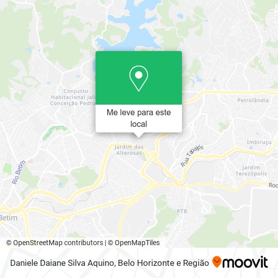 Daniele Daiane Silva Aquino mapa