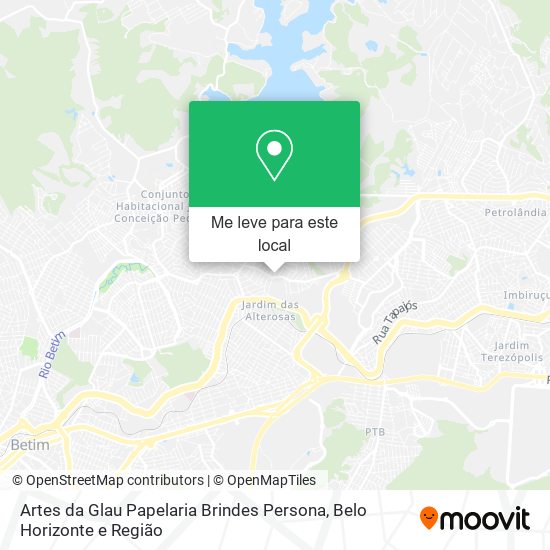 Artes da Glau Papelaria Brindes Persona mapa