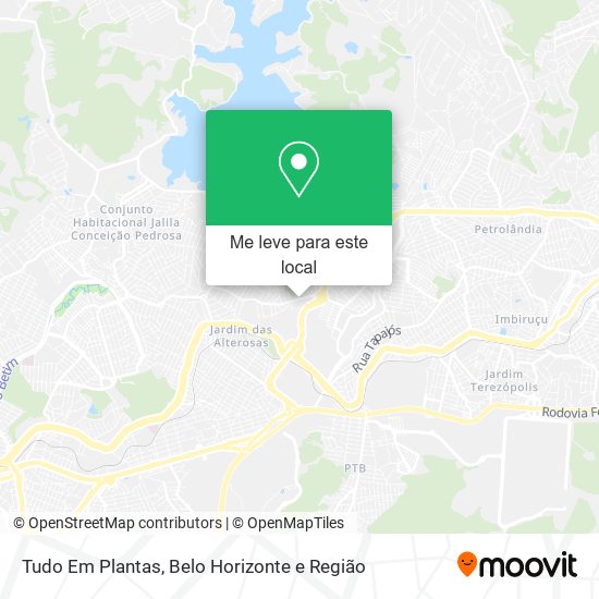 Tudo Em Plantas mapa