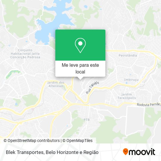 Blek Transportes mapa