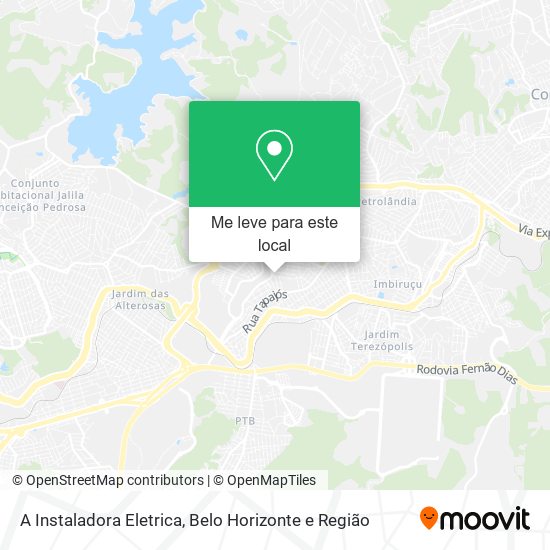 A Instaladora Eletrica mapa