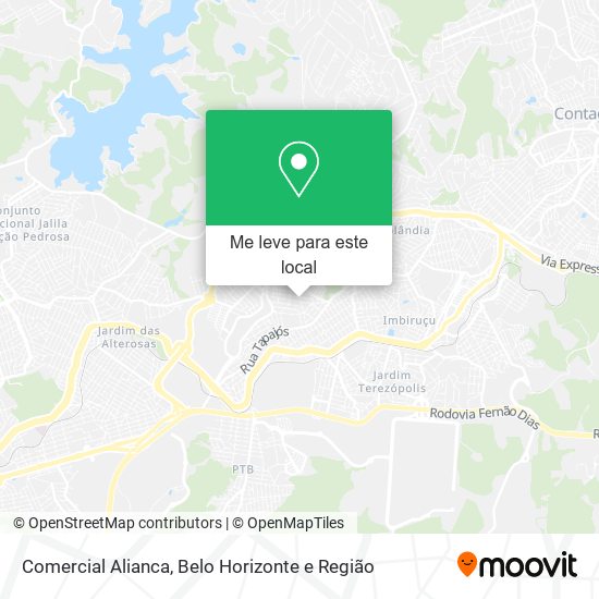 Comercial Alianca mapa