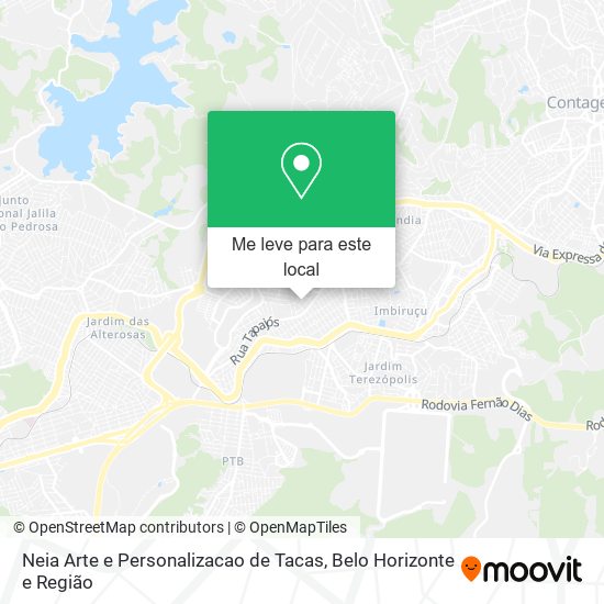 Neia Arte e Personalizacao de Tacas mapa