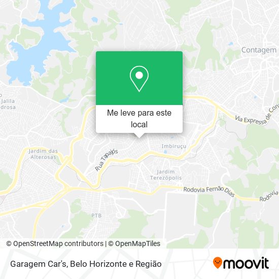 Garagem Car's mapa