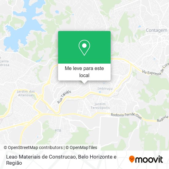Leao Materiais de Construcao mapa
