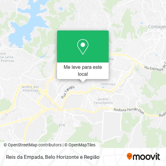 Reis da Empada mapa