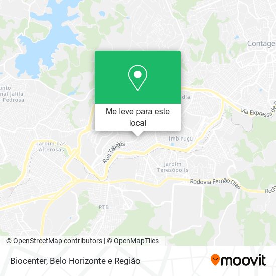 Biocenter mapa