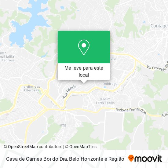 Casa de Carnes Boi do Dia mapa