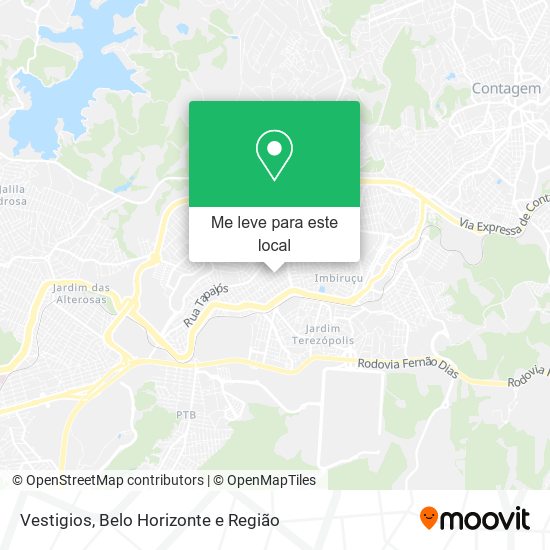 Vestigios mapa
