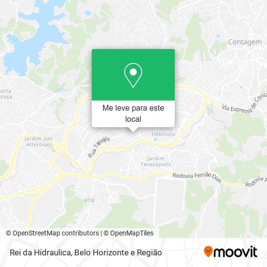Rei da Hidraulica mapa