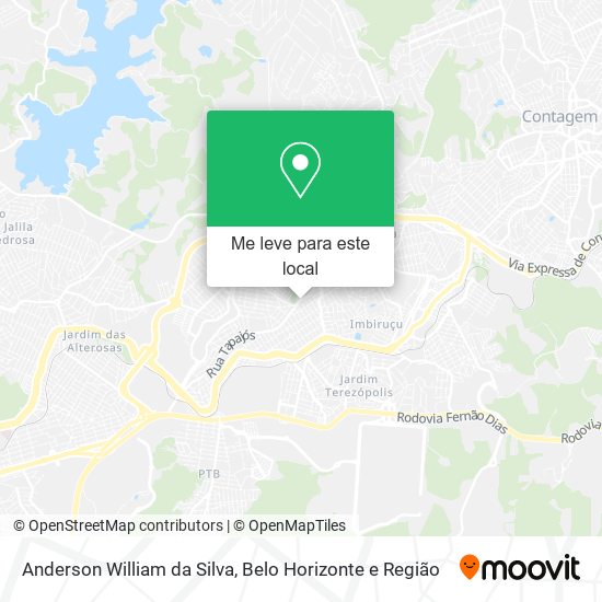 Anderson William da Silva mapa