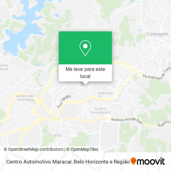 Centro Automotivo Maracar mapa