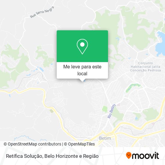 Retífica Solução mapa