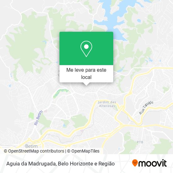 Aguia da Madrugada mapa