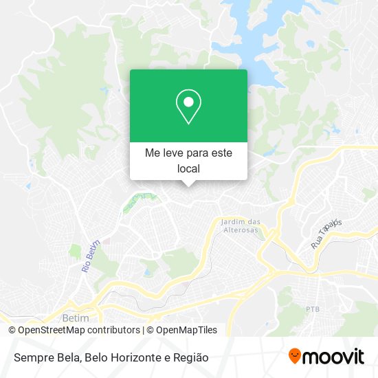 Sempre Bela mapa