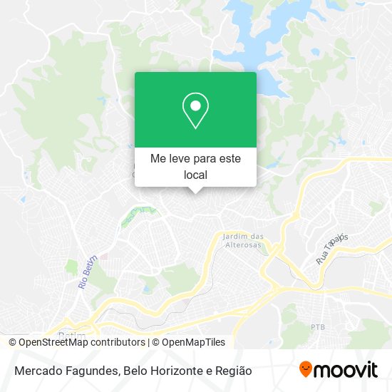 Mercado Fagundes mapa