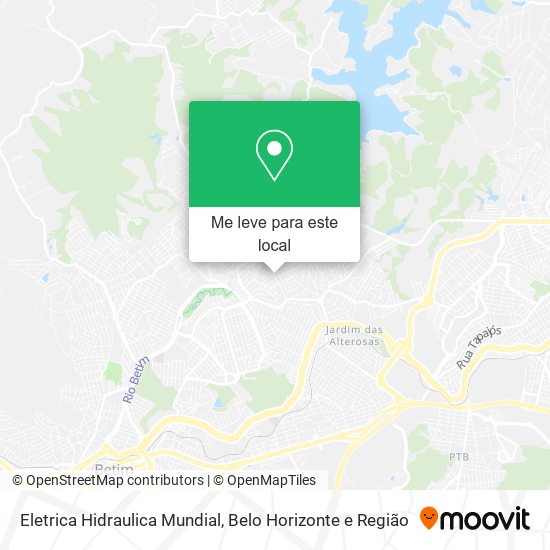 Eletrica Hidraulica Mundial mapa