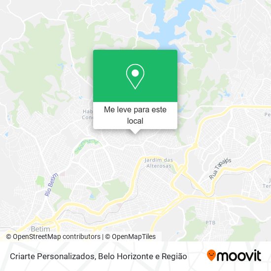 Criarte Personalizados mapa