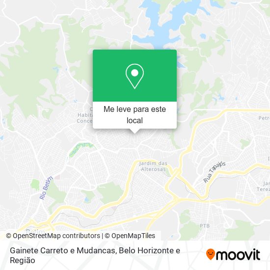 Gainete Carreto e Mudancas mapa