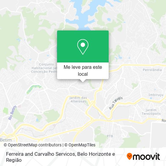 Ferreira and Carvalho Servicos mapa