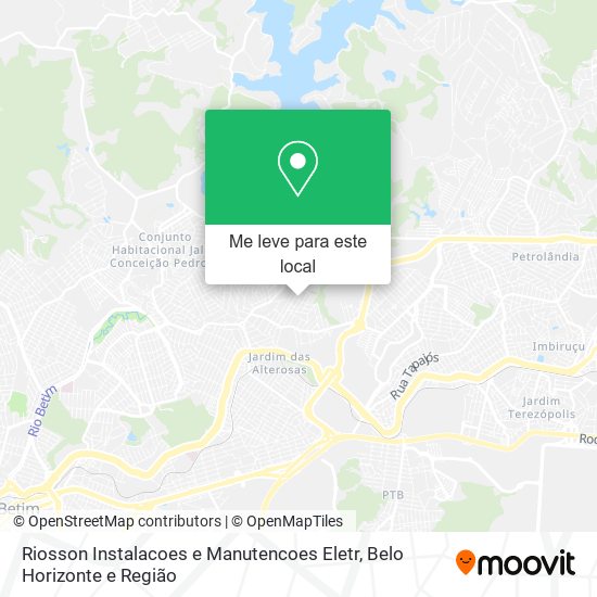 Riosson Instalacoes e Manutencoes Eletr mapa