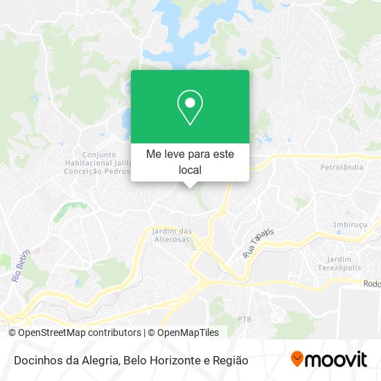 Docinhos da Alegria mapa